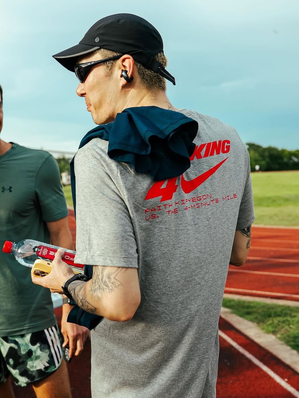Breaking4 event tee we produced, at a running track